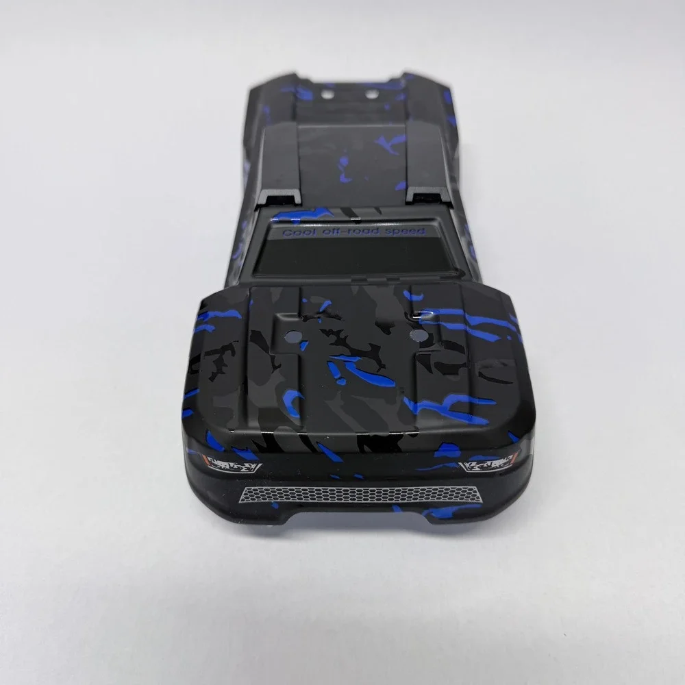 TENSSENX 1/14 Scale RC Truggy Body Shell Fast Send Blue Digital Camo Black